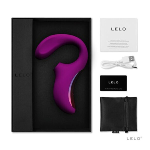 LELO Enigma Cruise — Rabbit Vibrator, Sonic, Purple — Air Pulse Vibrators — view 2