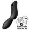 Satisfyer Curvy Trinity 2 — G-Spot Vibrator, Rechargeable — Air Pulse Vibrators