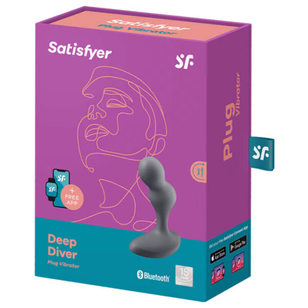 Satisfyer Deep Diver — Vibrating Butt Plug, App-Controlled — Anal — view 3