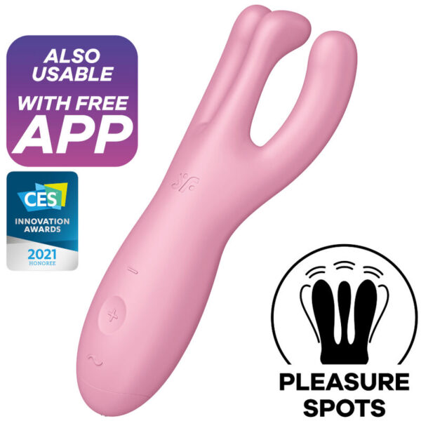 Satisfyer Threesome 4 — Clitoral Vibrator, App-Controlled — App-Controlled Sex Toys