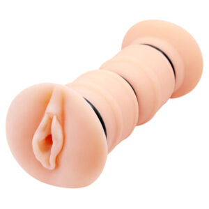 Crazy Bull Emma Double — Vibrating Masturbator, Natural — Vibrating Strokers