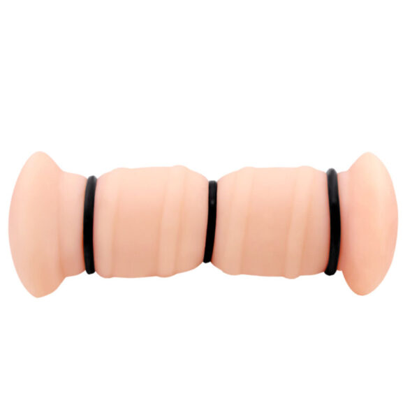Crazy Bull Emma Double — Vibrating Masturbator, Natural — Vibrating Strokers — view 2