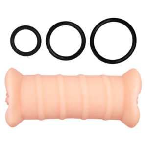 Crazy Bull Emma Double — Vibrating Masturbator, Natural — Vibrating Strokers — view 3