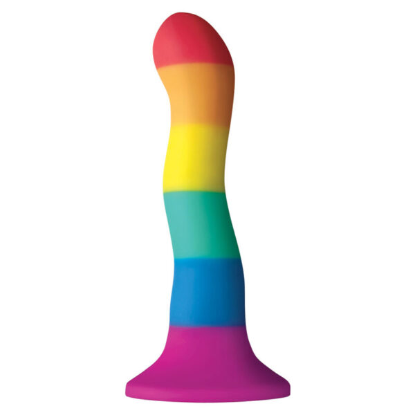 Pride Wave — Suction Cup Dildo, 17 cm — Dildos