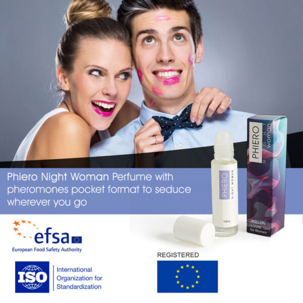 500 Cosmetics Phiero Night Woman — Pheromone Perfume, 10 ml — Pheromone Perfumes — view 2