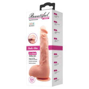 Baile Jason — Realistic Dildo, Suction Cup, 24 cm, Natural — Dildos — view 3