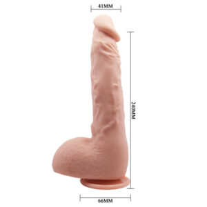 Baile Jason — Realistic Dildo, Suction Cup, 24 cm, Natural — Dildos — view 2