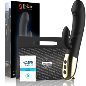 Ibiza Anatomical — Rabbit Vibrator, Heated, Black — Clitoral Stimulators