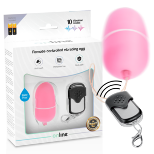 Online — Vibrating Egg, Waterproof, M, Pink — Remote Control Vibrators — view 3