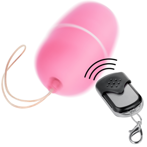 Online — Vibrating Egg, Waterproof, M, Pink — Remote Control Vibrators
