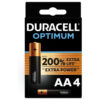 Duracell Optimum AA LR6 — Batteries, 4 Pack — Batteries & Spare Parts