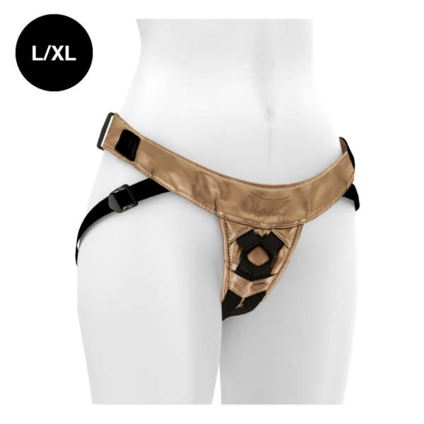 Mythology Fantasy — Strap-On Harness, Vegan, L/XL, Bronze — Strap-On Accessories — view 7