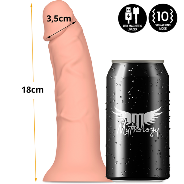 Mythology Asher Original S — Realistic Vibrator, 18 cm — Dildos — view 7