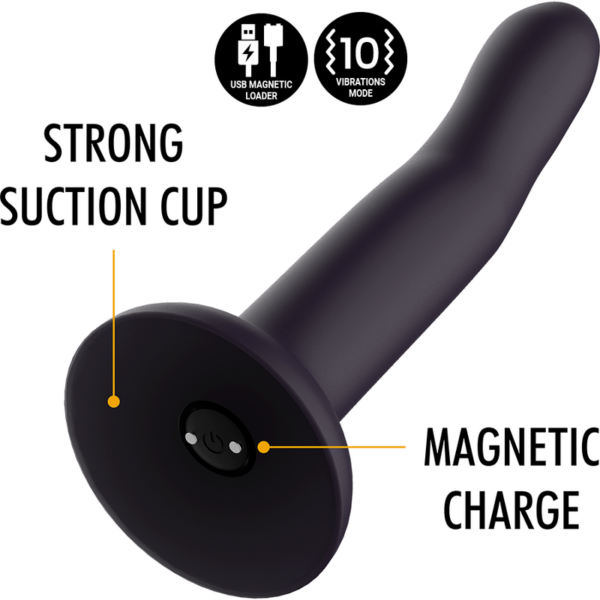 Mythology Duman Mystic S — Vibrating Dildo, Suction Cup, 14 cm — Dildos — view 4