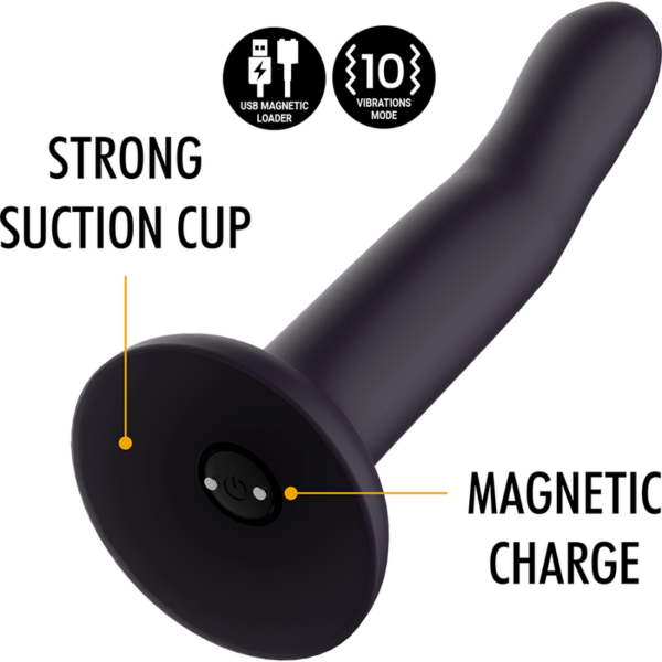 Mythology Duman Mystic L — Vibrating Dildo, Suction Cup, 20 cm — Dildos — view 2