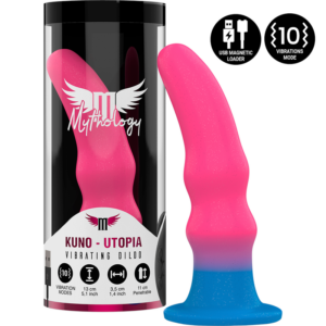 Mythology Kuno Utopia S — Vibrating Dildo, Suction Cup, 13 cm — Anal