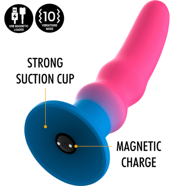 Mythology Kuno Utopia S — Vibrating Dildo, Suction Cup, 13 cm — Anal — view 4