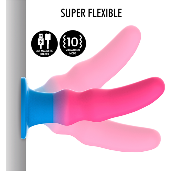 Mythology Kuno Utopia S — Vibrating Dildo, Suction Cup, 13 cm — Anal — view 7