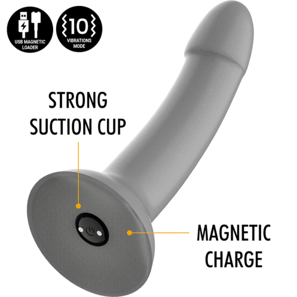 Mythology Rune Majestic S — Vibrating Dildo, Suction Cup, 15.5 cm — Dildos — view 2