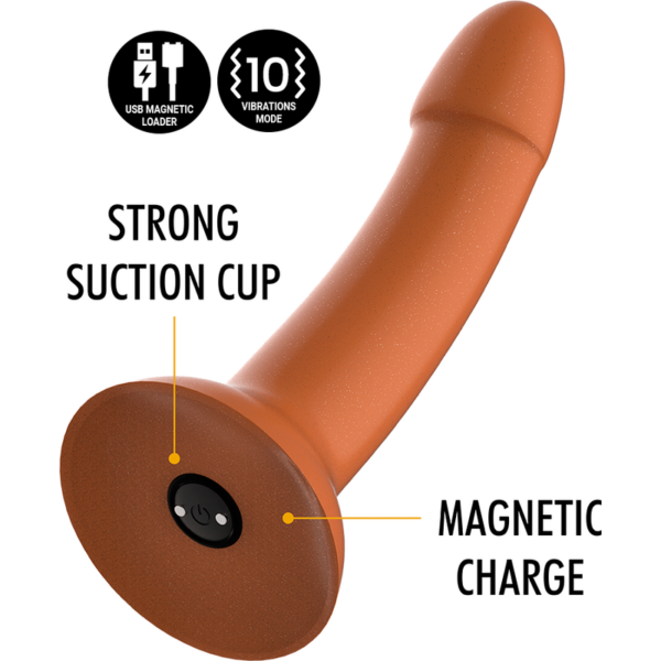 Mythology Rune Royal M — Vibrating Dildo, Suction Cup, 17 cm — Dildos — view 8