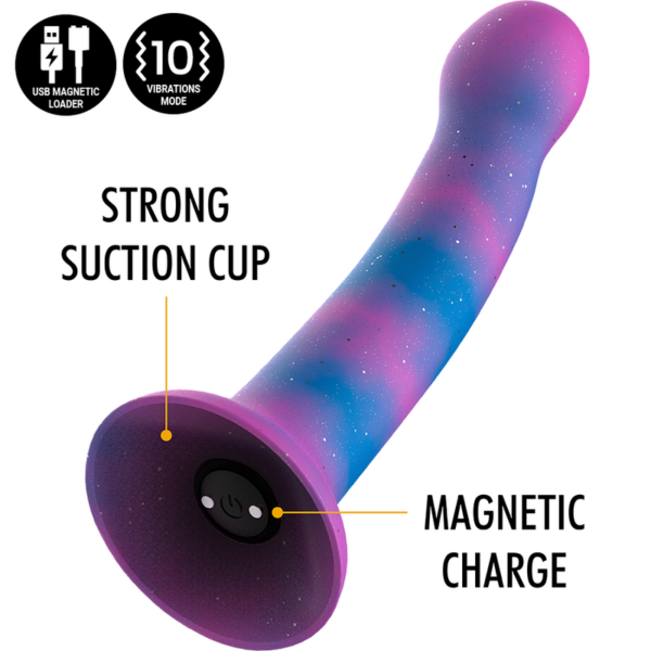 Mythology Dion Galactic S — Vibrating Dildo, Suction Cup, 15 cm — Dildos — view 7