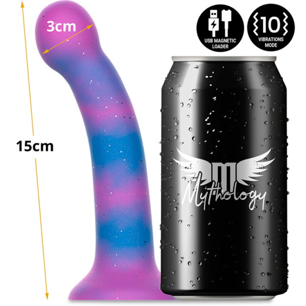 Mythology Dion Galactic S — Vibrating Dildo, Suction Cup, 15 cm — Dildos — view 5