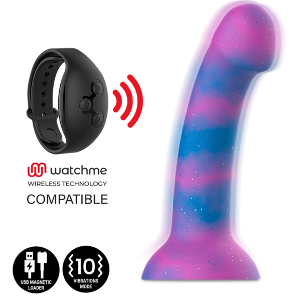 Mythology Dion Galactic M — Vibrating Dildo, Suction Cup, 18 cm — Dildos — view 2