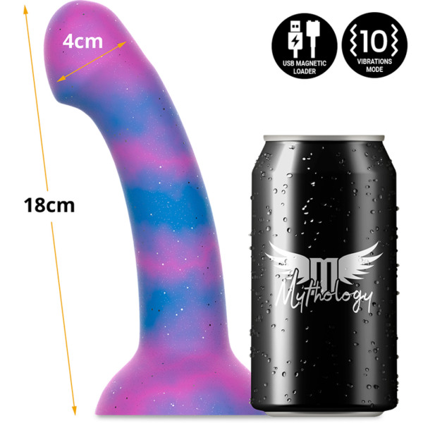 Mythology Dion Galactic M — Vibrating Dildo, Suction Cup, 18 cm — Dildos — view 4