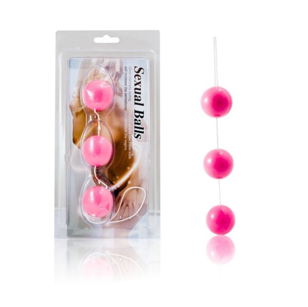 Baile Strip — Anal Beads, Pink — view 3