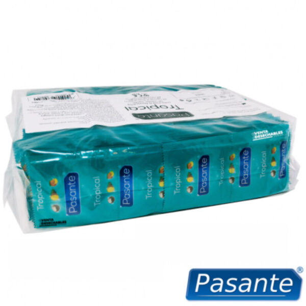 Pasante Tropical — Flavoured Condoms, 144 Pack, Bag — Bulk Condom Packs — view 2