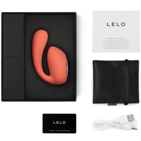 LELO Ida Wave — Couples Vibrator, App-Controlled, Coral — App-Controlled Sex Toys — view 2