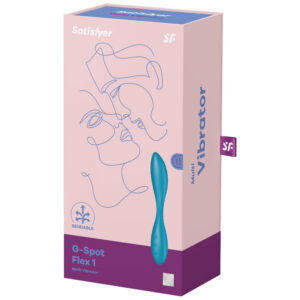 Satisfyer G-Spot Flex 1 — Vibrator, Rechargeable, Blue — Clitoral Stimulators — view 4