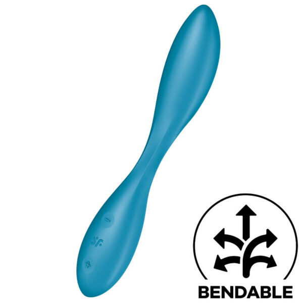 Satisfyer G-Spot Flex 1 — Vibrator, Rechargeable, Blue — Clitoral Stimulators