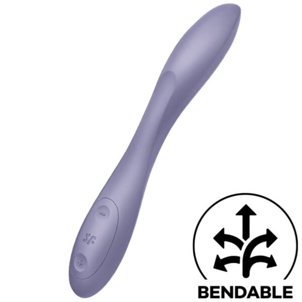 Satisfyer G-Spot Flex 2 — Vibrator, Rechargeable, Purple — Clitoral Stimulators