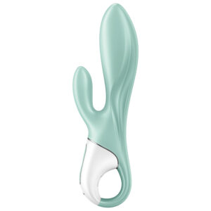 Satisfyer Air Pump Bunny 5+ — Rabbit Vibrator, Green — App-Controlled Sex Toys — view 3