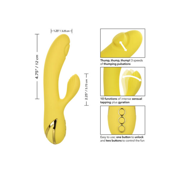 CalExotics San Diego Seduction — Rabbit Vibrator, Rechargeable — G-Spot Vibrators — view 6
