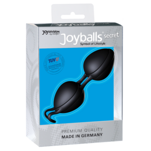 Joydivision Joyballs Secret — Kegel Balls, Black — Ben Wa Balls — view 4
