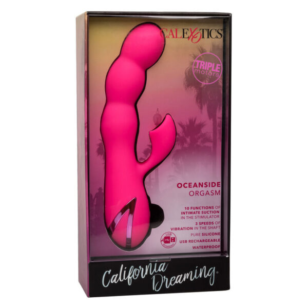 CalExotics Oceanside Orgasm — Rabbit Vibrator, Rechargeable — Rabbit Vibrators — view 3