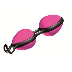 Joydivision Joyballs Secret — Kegel Balls, Black and Pink — Ben Wa Balls — view 2