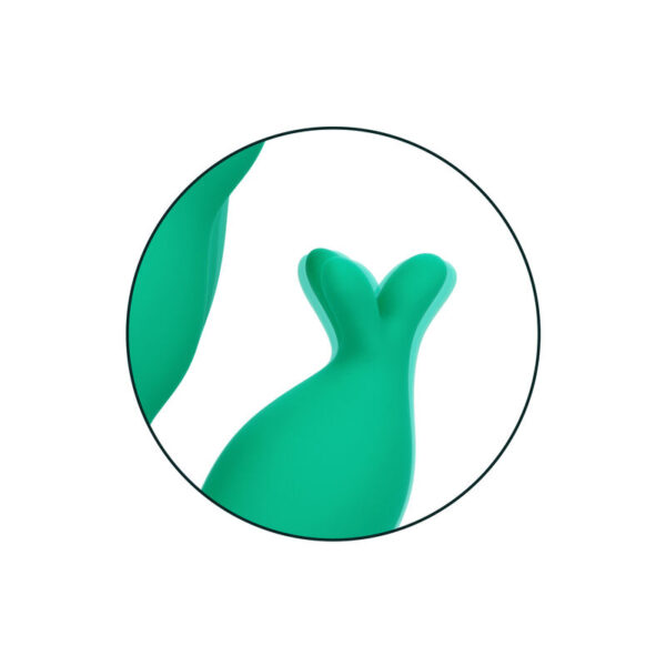 CalExotics Sonoma Satisfier — Rabbit Vibrator, Green — G-Spot Vibrators — view 7