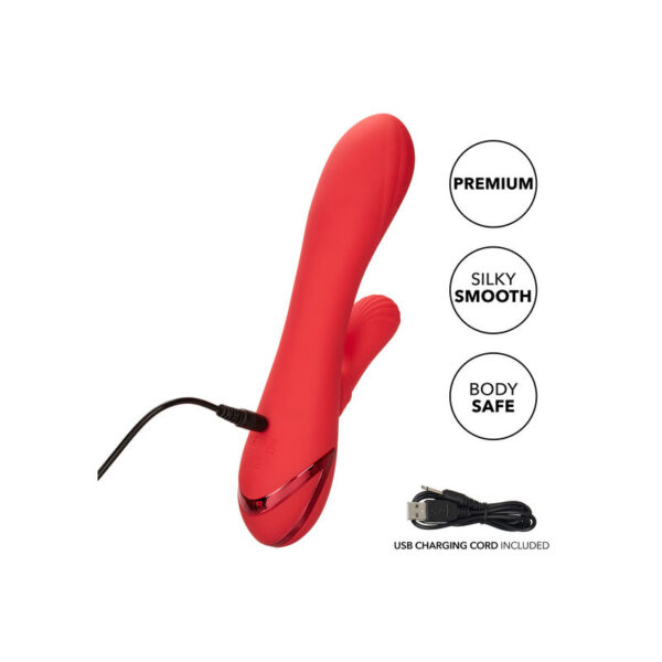 CalExotics Palisades Passion — Rabbit Vibrator, Heated, Red — G-Spot Vibrators — view 2