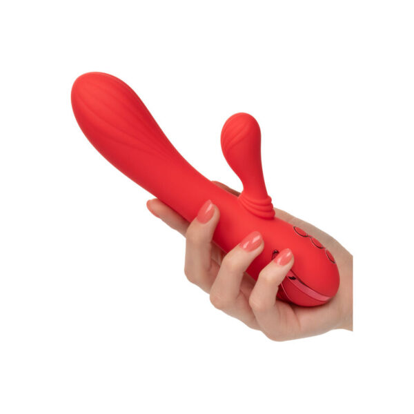 CalExotics Palisades Passion — Rabbit Vibrator, Heated, Red — G-Spot Vibrators — view 7