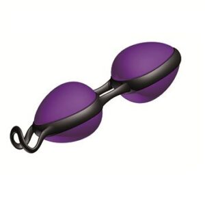 Joydivision Joyballs Secret — Kegel Balls, Black and Lilac — Ben Wa Balls — view 2