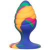 CalExotics Cheeky Medium Swirl — Butt Plug, Silicone, 5 cm — Anal