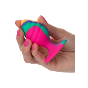 CalExotics Cheeky Medium Swirl — Butt Plug, Silicone, 5 cm — Anal — view 3