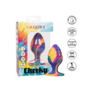 CalExotics Cheeky Large Swirl — Butt Plug, Silicone, 7.5 cm — Anal — view 3