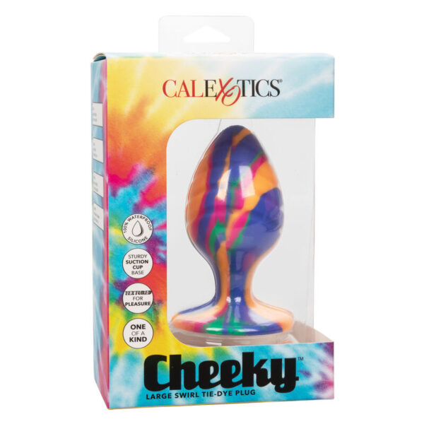 CalExotics Cheeky Large Swirl — Butt Plug, Silicone, 7.5 cm — Anal — view 5