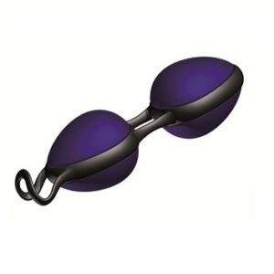 Joydivision Joyballs Secret — Kegel Balls, Black and Blue — Ben Wa Balls — view 2