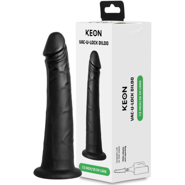 Kiiroo Keon Vacuum Lock — Realistic Dildo, Silicone, 19 cm — Dildos