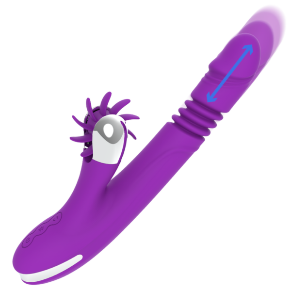 Fun Function Bunny Funny Up and Down 2.0 — Thrusting Vibrator — Clitoral Stimulators — view 2